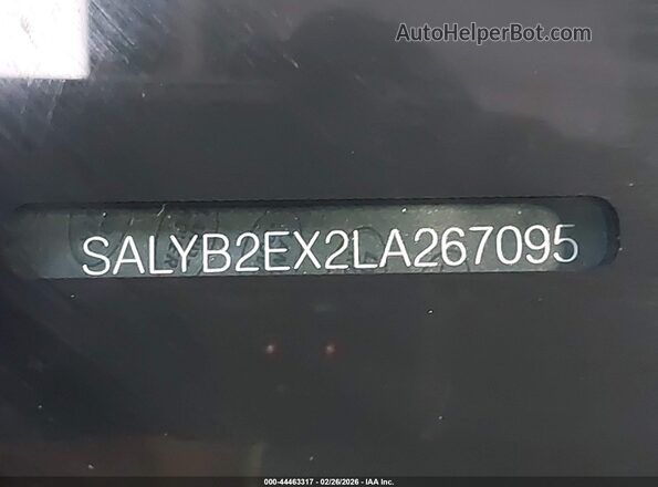 SALYB2EX2LA267095 2020 LAND ROVER RANGE ROVER VELAR Blue 