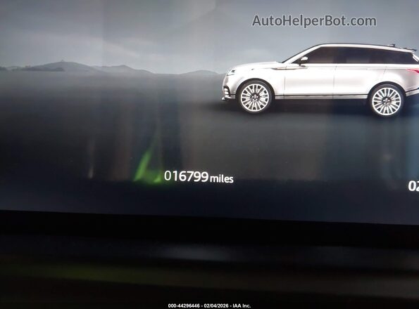 SALYJ2EX1SA392042 2025 LAND ROVER RANGE ROVER VELAR Белый Вид задних сидений