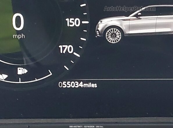 SALYJ2EX8NA345353 2022 LAND ROVER RANGE ROVER VELAR Black სალონის 360-გრადუსიანი ხედი
