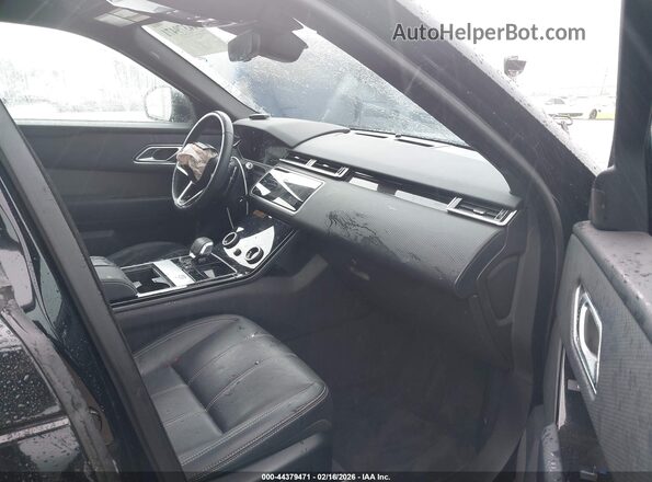 SALYJ2EX8NA345353 2022 LAND ROVER RANGE ROVER VELAR Black წინა სალონის ხედი