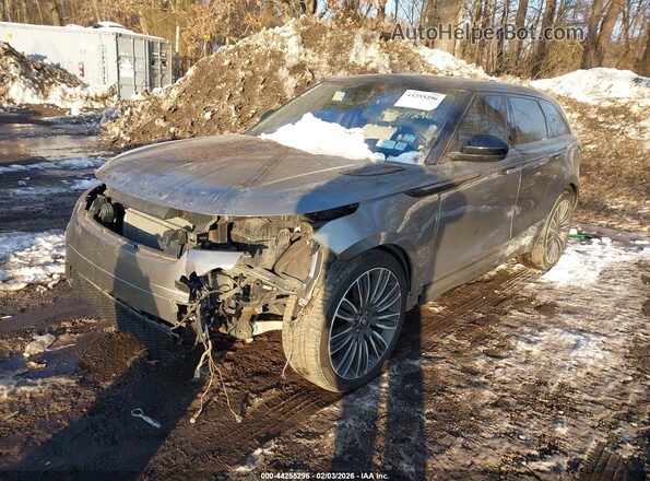 SALYK2FV6LA252063 2020 LAND ROVER RANGE ROVER VELAR Gray Передня ліва чверть