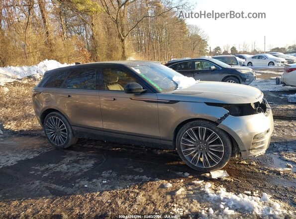 SALYK2FV6LA252063 2020 LAND ROVER RANGE ROVER VELAR Gray Вид задньої частини салону