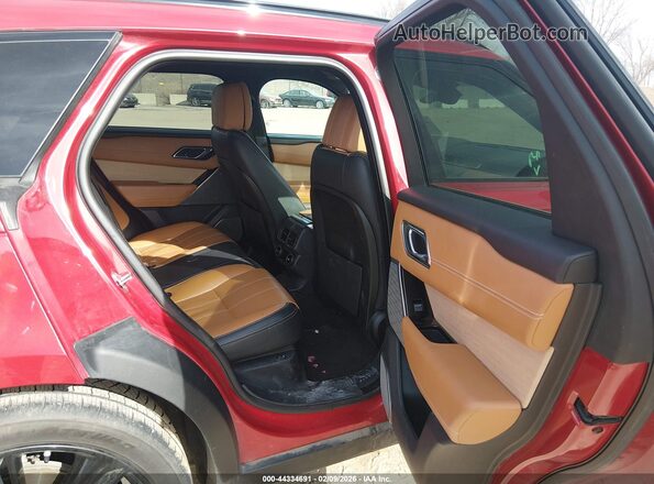 SALYL2EV8KA786064 2019 LAND ROVER RANGE ROVER VELAR Red Widok naklejki z numerem VIN