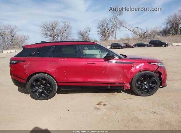 SALYL2EV8KA786064 2019 LAND ROVER RANGE ROVER VELAR Red Widok wnętrza z tyłu
