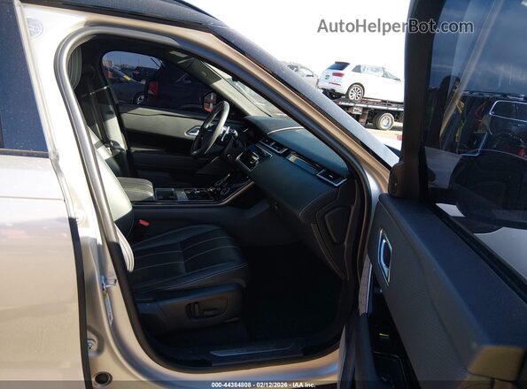 SALYL2EX2KA218328 2019 LAND ROVER RANGE ROVER VELAR Gray Widok wnętrza z przodu