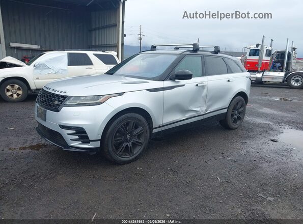 SALYL2EXXKA783653 2019 LAND ROVER RANGE ROVER VELAR Silver Front left