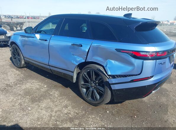 SALYM2FU1MA306744 2021 LAND ROVER RANGE ROVER VELAR Light Blue Հետևի ձախ
