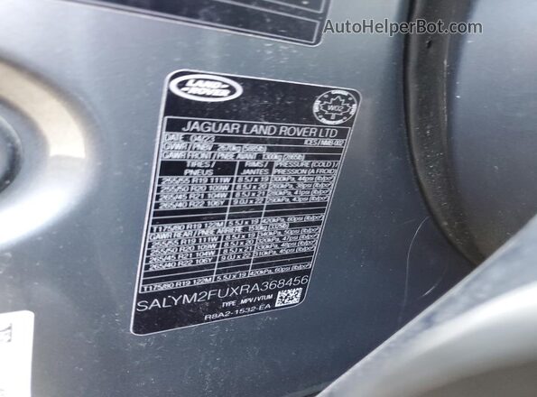 SALYM2FUXRA368456 2024 LAND ROVER RANGE Gray 