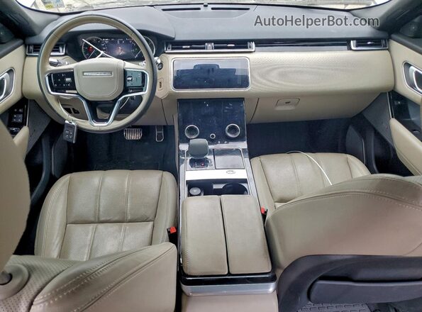 SALYT2EU0MA322745 2021 LAND ROVER RANGE Blue Vista del salpicadero