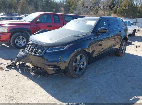 SALYT2EX3MA322961 2021 LAND ROVER RANGE ROVER VELAR Black Առջևի ձախ երեք քառորդ տեսարան