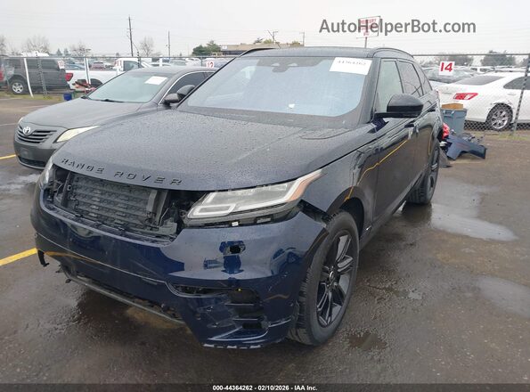 SALYT2EX6MA308150 2021 LAND ROVER RANGE ROVER VELAR Blue Առջևի ձախ երեք քառորդ տեսարան