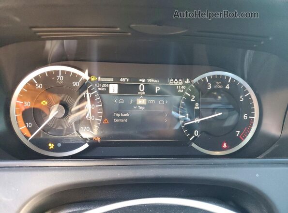 SALYT2EX7NA329915 2022 LAND ROVER RANGE White Սարքավորումների վահանակի տեսք