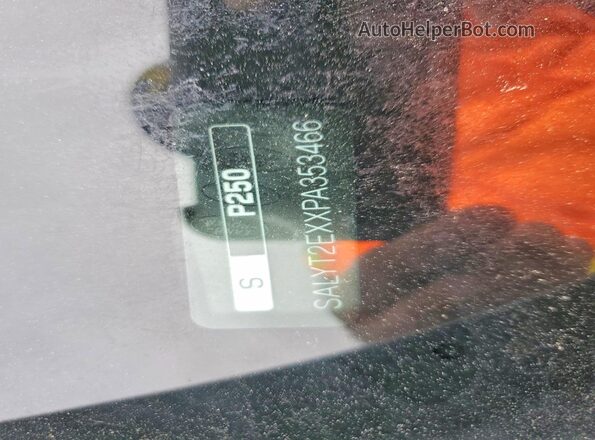 SALYT2EXXPA353466 2023 LAND ROVER RANGE Gray Vista interior de 360 grados