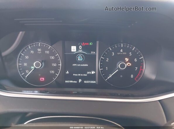 SALZJ2FX0LH060850 2020 LAND ROVER RANGE ROVER EVOQUE White Widok tylnych siedzeń