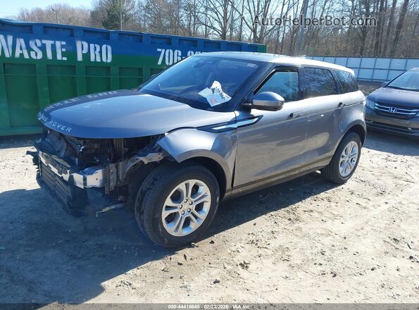 SALZJ2FX4MH138709 2021 LAND ROVER RANGE ROVER EVOQUE Gray Przód lewy