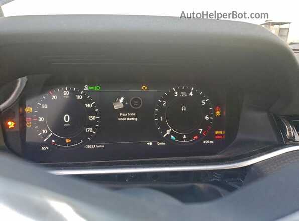SALZJ2FX7MH122570 2021 LAND ROVER RANGE Черный 