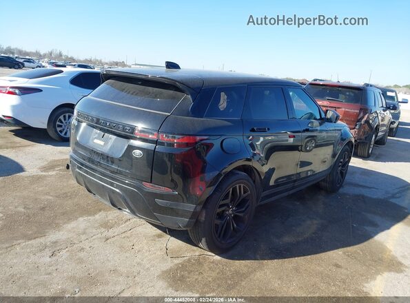SALZP2FX1LH007394 2020 LAND ROVER RANGE ROVER EVOQUE Черный Задняя правая четверть