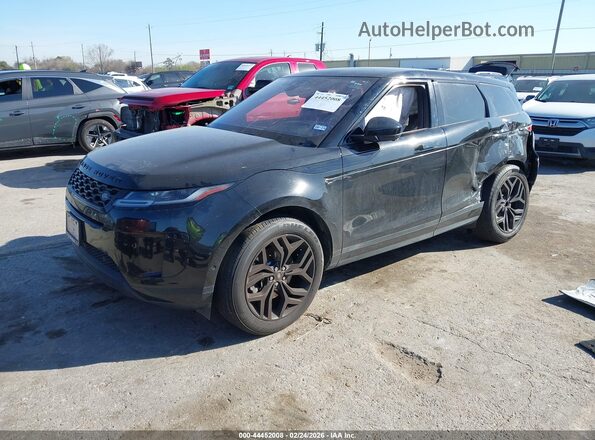 SALZP2FX1LH007394 2020 LAND ROVER RANGE ROVER EVOQUE Черный Передняя левая четверть
