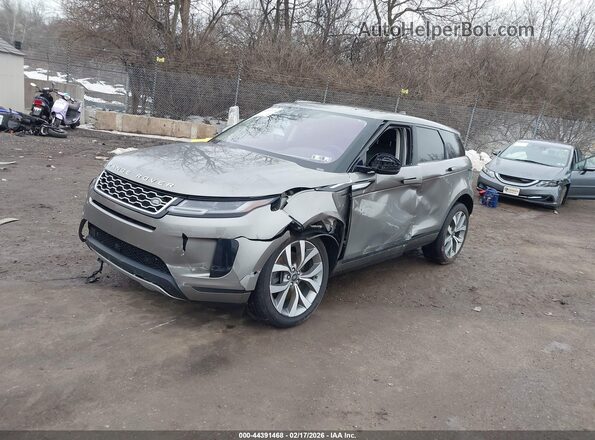 SALZP2FX5LH044920 2020 LAND ROVER RANGE ROVER EVOQUE Gray წინა მარცხენა ხედი სამი მეოთხედიდან