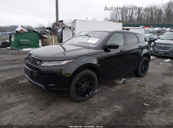 SALZP2FX7LH051433 2020 LAND ROVER RANGE ROVER EVOQUE Black წინა მარცხენა ხედი სამი მეოთხედიდან