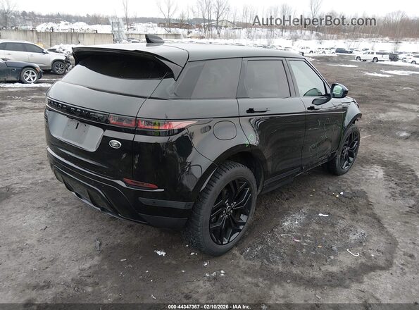 SALZP2FX7LH051433 2020 LAND ROVER RANGE ROVER EVOQUE Black უკანა მარჯვენა