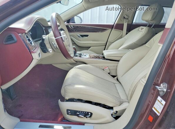 SCBBB6ZG9MC084879 2021 BENTLEY OTHER Burgundy Dashboard view