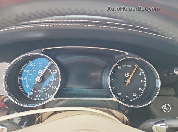 SCBBG7ZH3GC002262 2016 BENTLEY MULSANNE White Widok zestawu wskaźników