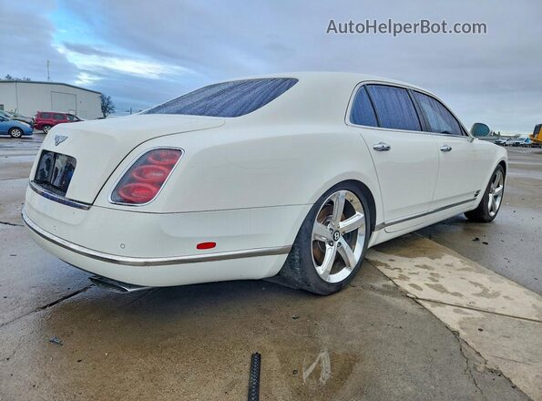 SCBBG7ZH3GC002262 2016 BENTLEY MULSANNE White Tył prawy