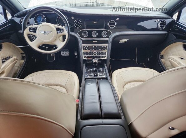 SCBBG7ZH3GC002262 2016 BENTLEY MULSANNE White Widok deski rozdzielczej