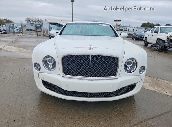 SCBBG7ZH3GC002262 2016 BENTLEY MULSANNE White Widok z przodu