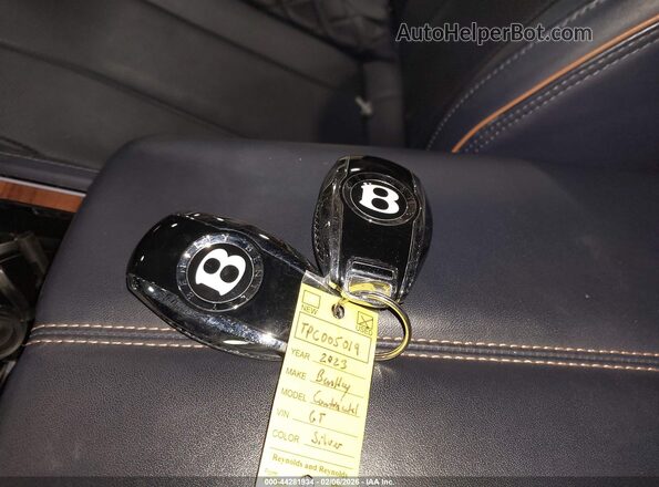 SCBCG2ZG0PC005019 2023 BENTLEY OTHER Gray Dashboard view