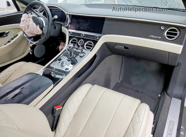 SCBDG4ZGXPC005190 2023 BENTLEY OTHER White Dashboard view