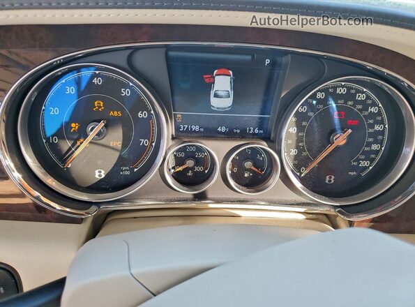 SCBEC9ZA7HC062005 2017 BENTLEY OTHER Blue Вид щитка приладів
