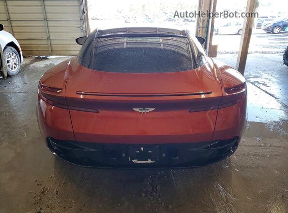 SCFRMFAV8HGL01791 2017 ASTON MARTIN DB11 Оранжевый Вид сзади