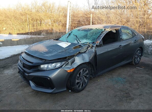 SHHFK7H38KU211123 2019 HONDA CIVIC Gray Vista tres cuartos delantera izquierda