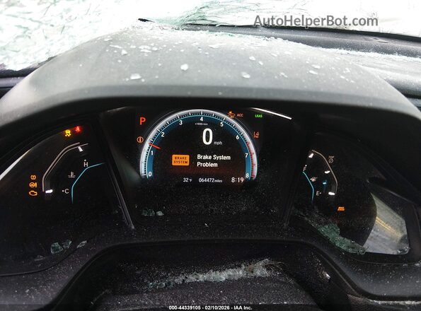 SHHFK7H38KU211123 2019 HONDA CIVIC Gray Vista de los asientos traseros