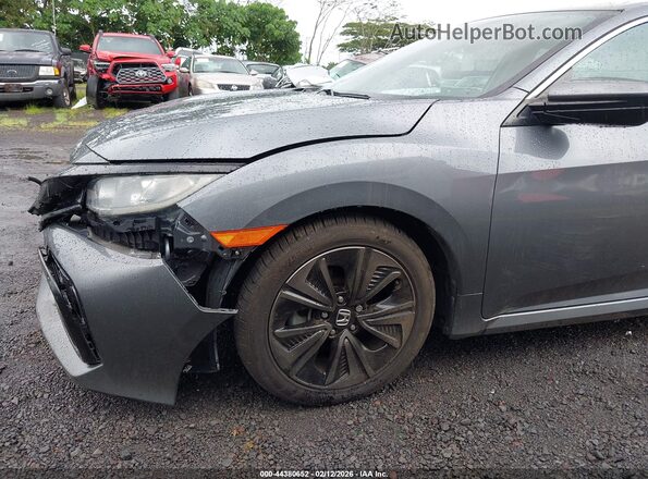 SHHFK7H57JU430400 2018 HONDA CIVIC Gray 