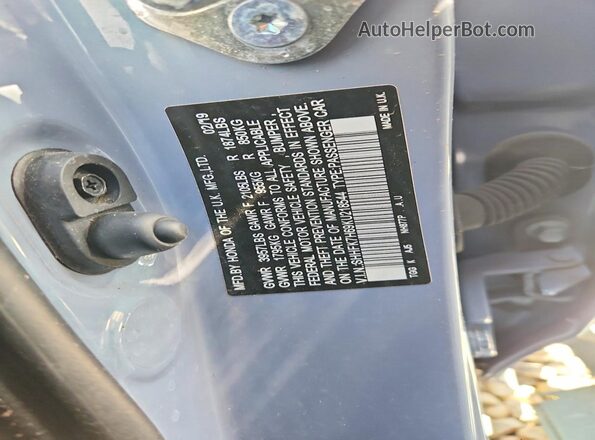 SHHFK7H69KU218544 2019 HONDA CIVIC Gray 
