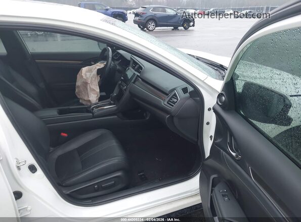 SHHFK7H98KU224538 2019 HONDA CIVIC Белый Вид салона спереди