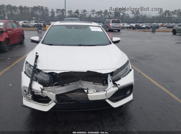 SHHFK7H98KU224538 2019 HONDA CIVIC Белый Вид щитка приборов