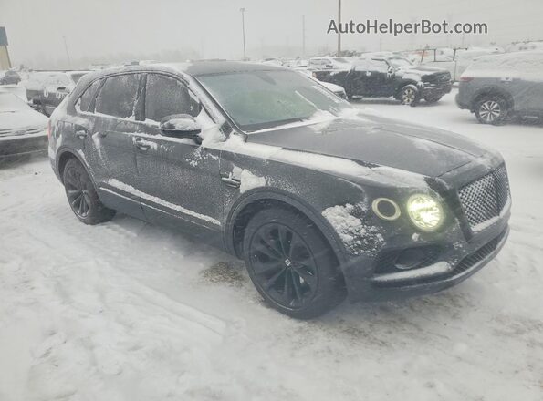 SJAAC2ZV6HC013952 2017 BENTLEY BENTAYGA Черный Передняя правая четверть