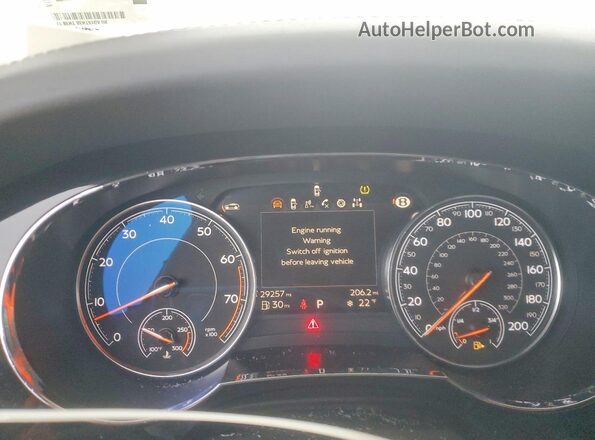 SJAAC2ZV6HC013952 2017 BENTLEY BENTAYGA Черный Вид щитка приборов