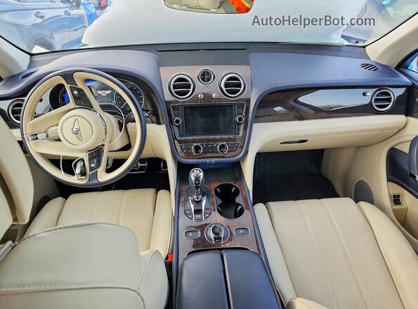 SJAAM2ZV0KC024966 2019 BENTLEY BENTAYGA Black წინა პანელის ხედი
