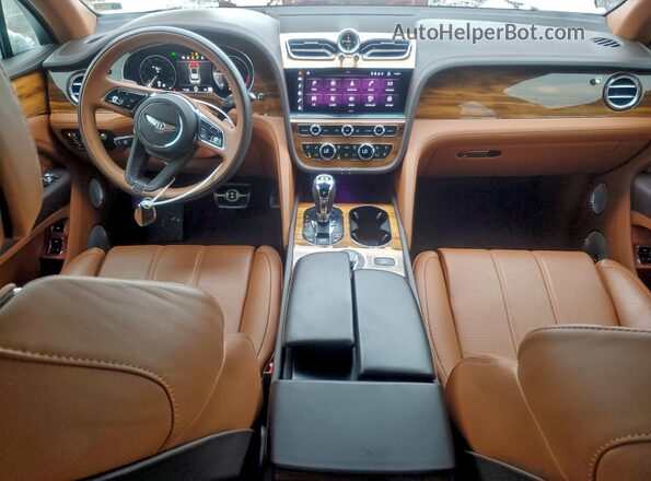 SJAAM2ZV8MC033708 2021 BENTLEY BENTAYGA Белый Вид панели приборов