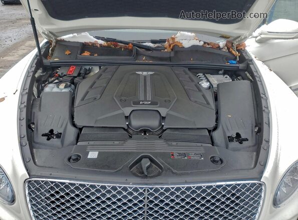 SJAAM2ZV8MC033708 2021 BENTLEY BENTAYGA Белый Вид подкапотного пространства