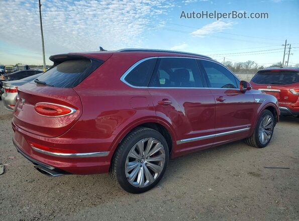 SJAAM2ZV9MC036066 2021 BENTLEY BENTAYGA Burgundy Tył prawy