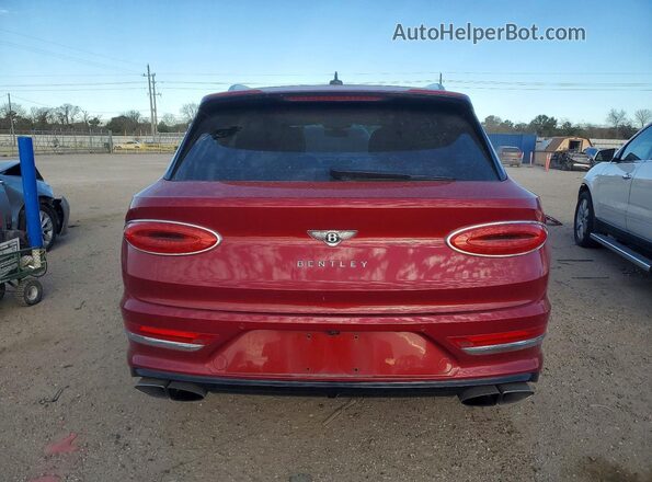 SJAAM2ZV9MC036066 2021 BENTLEY BENTAYGA Burgundy Widok z tyłu