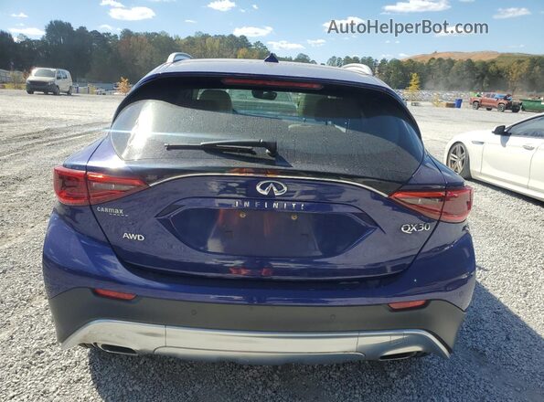 SJKCH5CR4KA010473 2019 INFINITI QX30 Blue Rear view