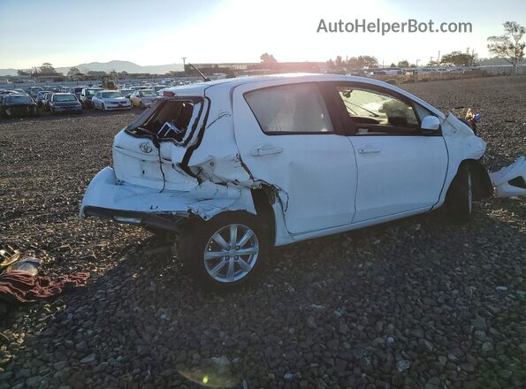 VNKKTUD30GA065180 2016 TOYOTA YARIS White Задня права чверть