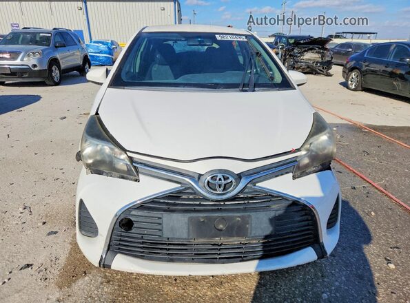 VNKKTUD33GA069224 2016 TOYOTA YARIS White წინა ხედი